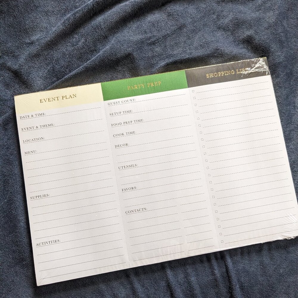 NEW Kate Spade x Target Event Planning Notepad